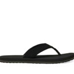 Sanuk Beer Cozy Stacker Suede Black