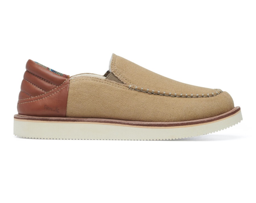 sanuk_cozy_vibe_low_sm_khaki.jpg Sanuk Cozy Vibe Low Sm Khaki - Image 1