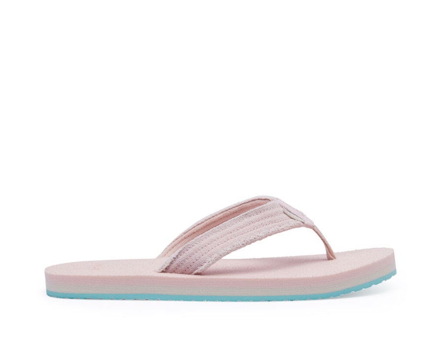 sanuk_fraidy_stacker_pink_salt.jpg Sanuk Fraidy Stacker Pink Salt - Image 1
