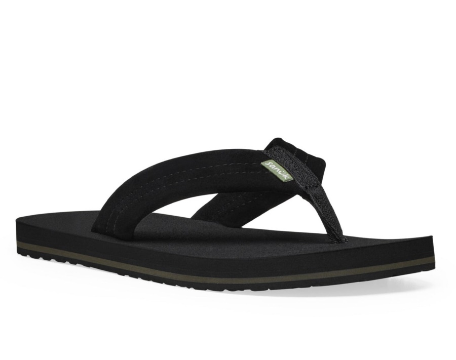 sanuk_m_beer_cozy_2_black.jpg Sanuk M Beer Cozy 2 Black - Image 1