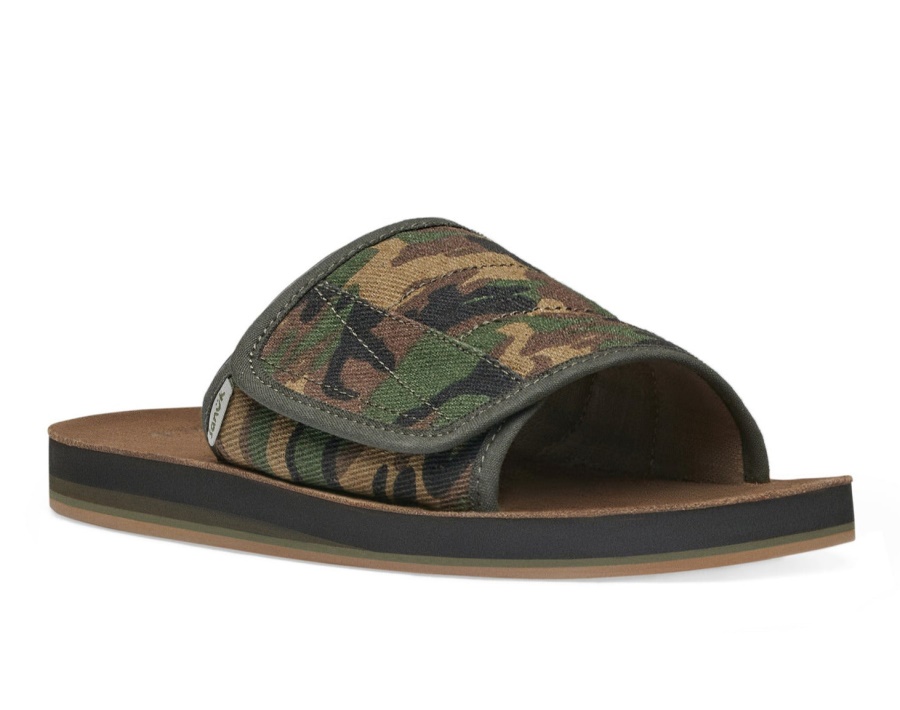 sanuk_m_bixby_camo_hemp_woodland_camo.jpg Sanuk M Bixby Camo Hemp Woodland Camo - Image 1