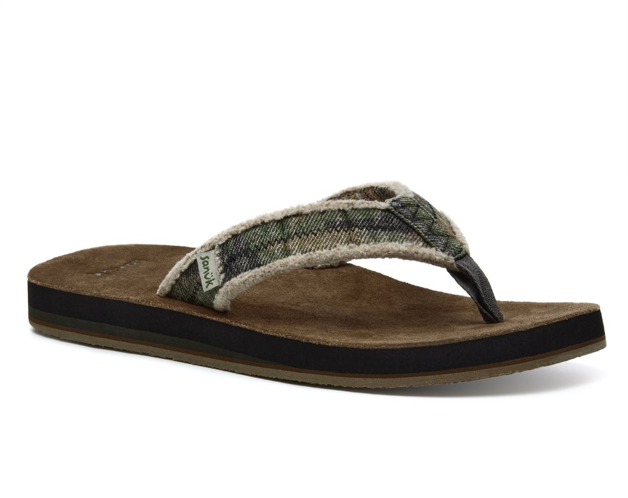 sanuk_m_fraid_not_st_woodland_camo.jpg Sanuk M Fraid Not St Woodland Camo - Image 1