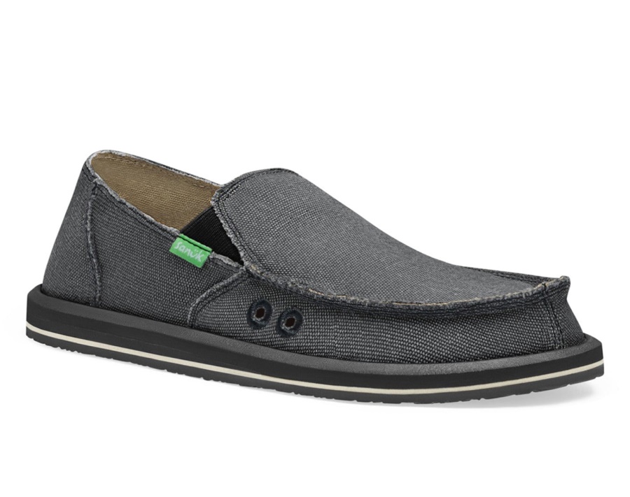 sanuk_m_vagabond_charcoal.jpg Sanuk M Vagabond Charcoal - Image 1