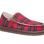 Sanuk M Vagabond St Plaid Chill Red Multi