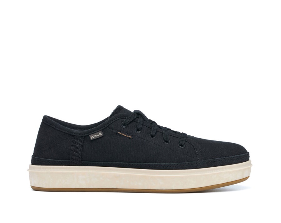 sanuk_nopal_sustainasole_black.jpg Sanuk Nopal Sustainasole Black - Image 1