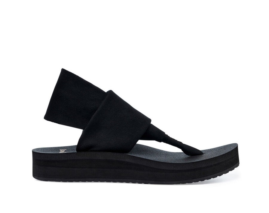 sanuk_sling_st_midform_black.jpg Sanuk Sling St Midform Black - Image 1