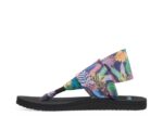 Sanuk Sling St Tropical Jaguar Black Multi - Image 3