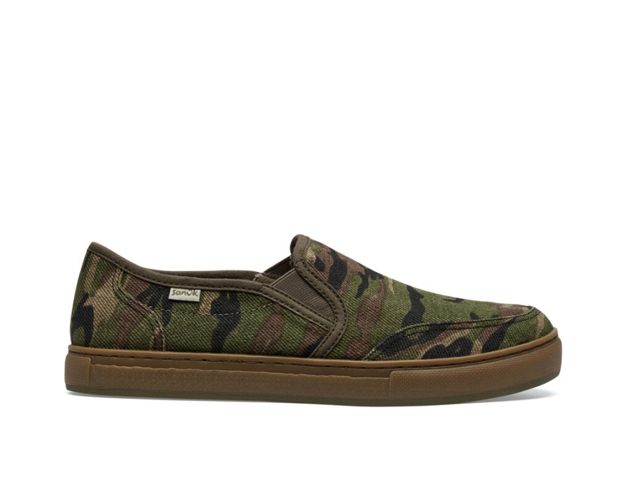 sanuk_tideline_hemp_camo_woodland_camo.jpg Sanuk Tideline Hemp Camo Woodland Camo - Image 1