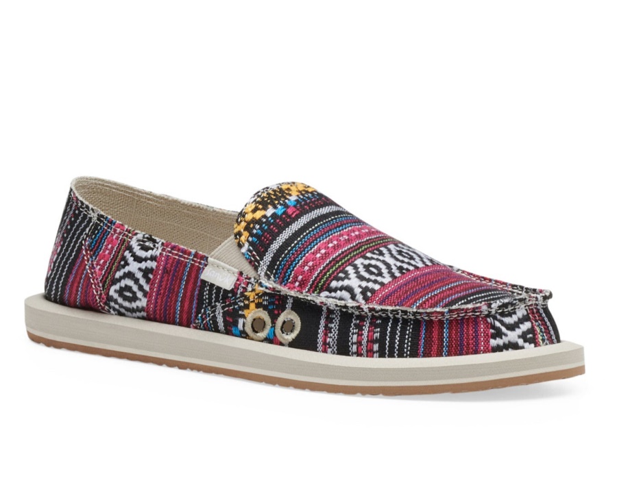 sanuk_w_donna_geo_black_multi.jpg Sanuk W Donna Geo Black Multi - Image 1