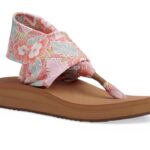 Sanuk W Sling St Midform Hibiscus Pink Multi