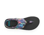 Sanuk W Sling St Tropical Jaguar Black Multi - Image 6