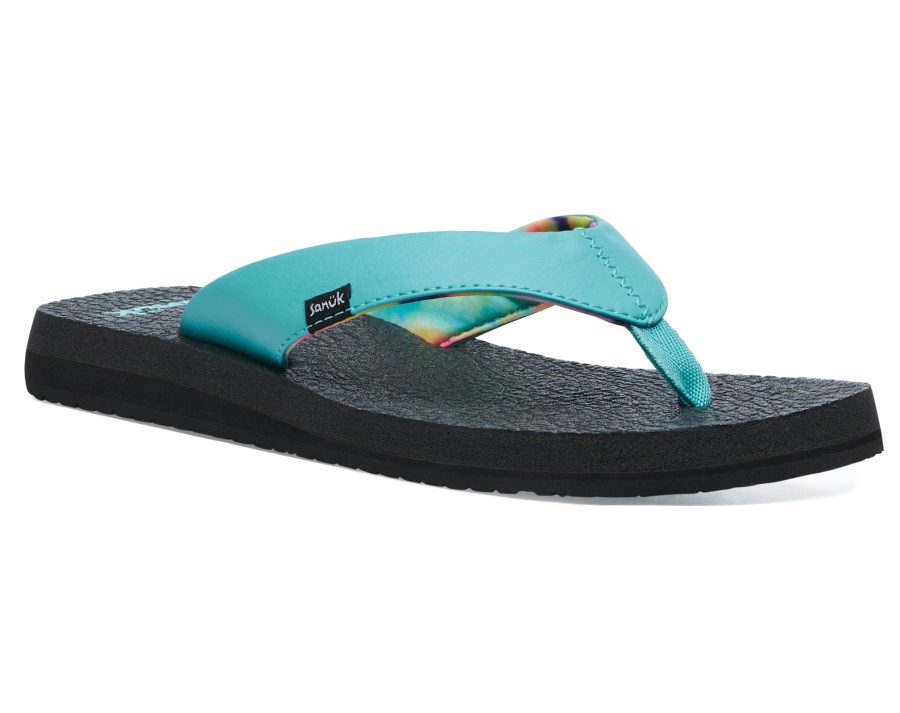sanuk_w_yoga_mat_turquoise.jpg Sanuk W Yoga Mat Turquoise - Image 1