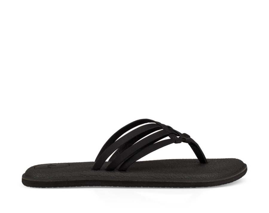 sanuk_yoga_salty_black.jpg Sanuk Yoga Salty Black - Image 1