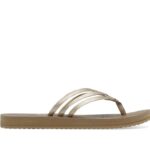 Sanuk Yoga Sandy Metallic Champagne